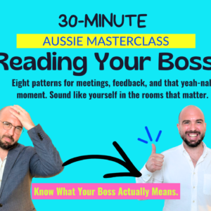 Advanced Professional Reading Your Aussie Boss